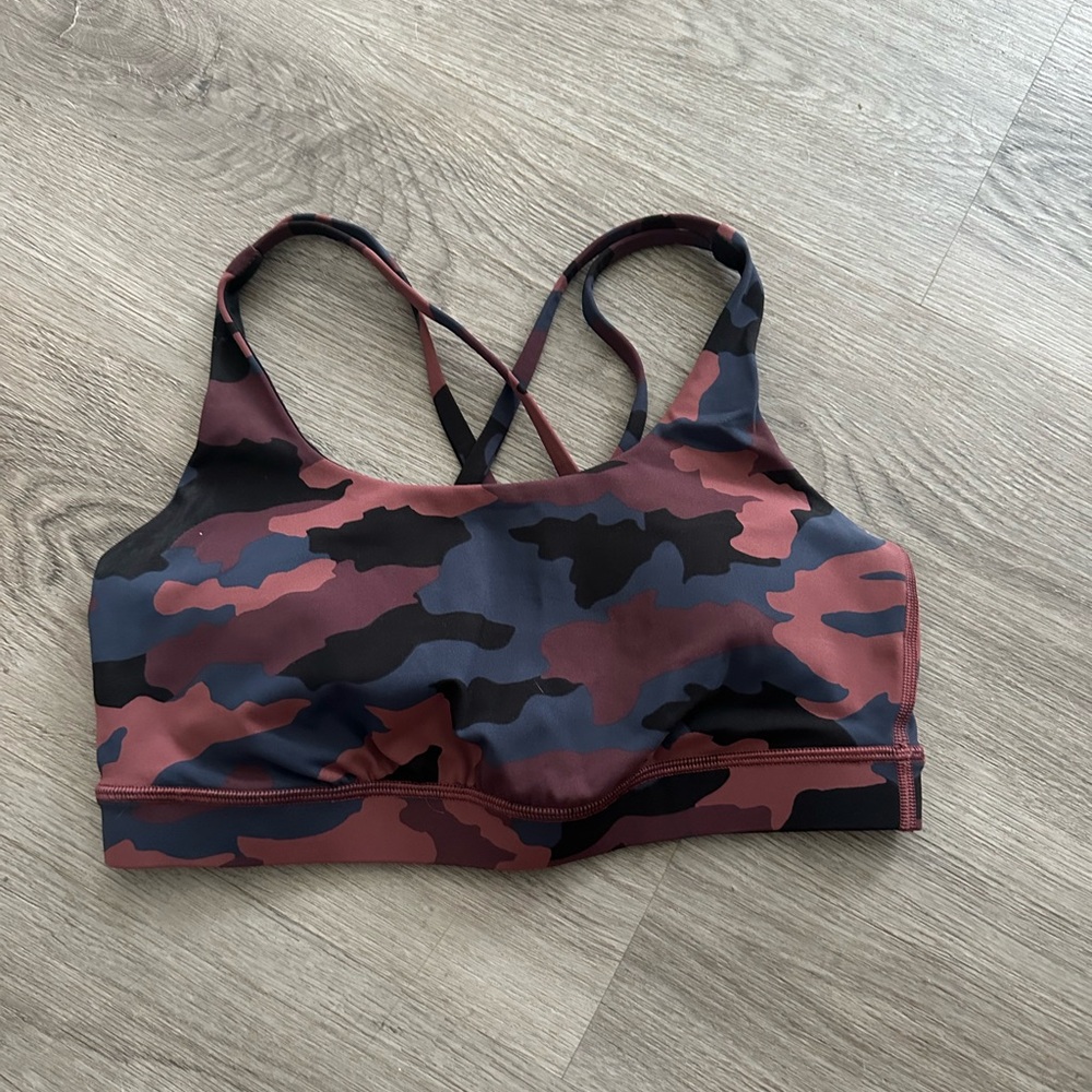Camo Lulu lemon Sports Bra
